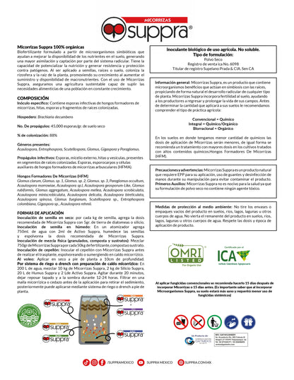 Micorrizas Suppra (10pz de 2 kg)