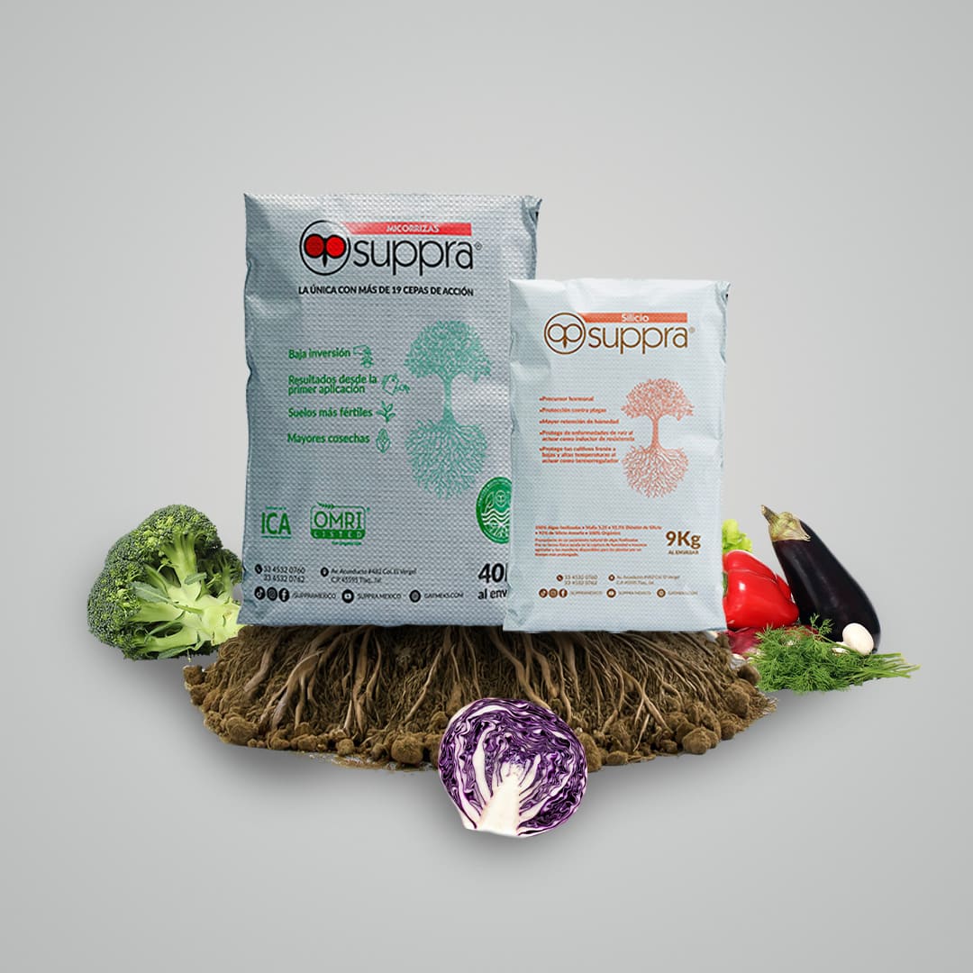 Micorriza Suppra 40 kg + Silicio Suppra 9kg