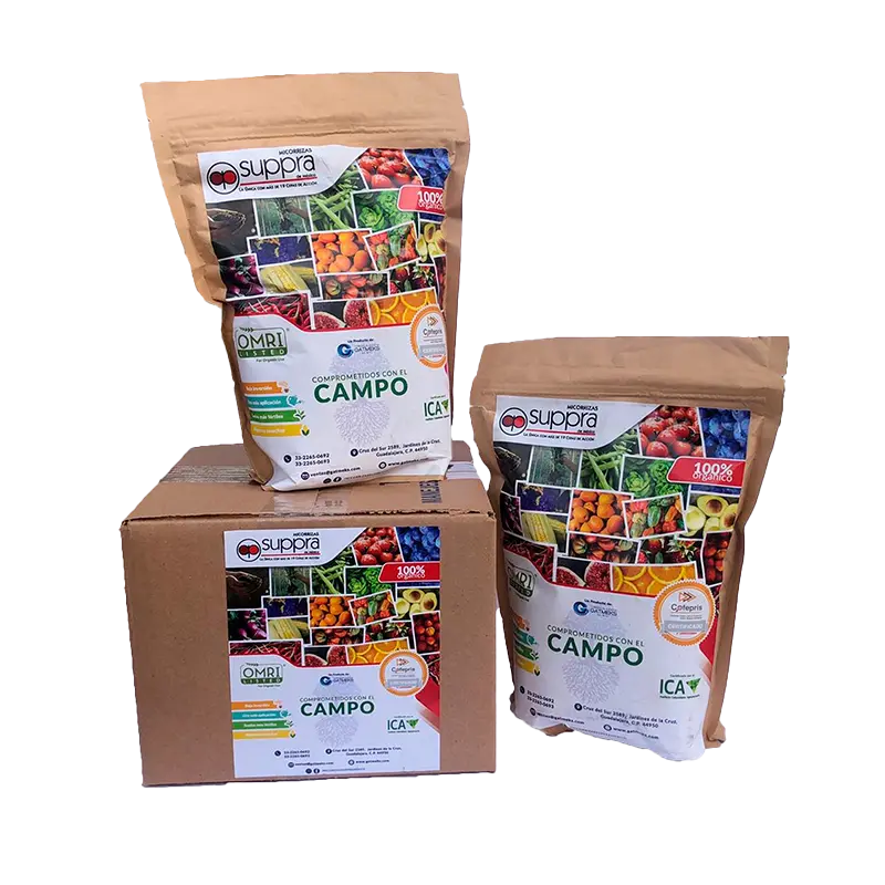 Micorrizas Suppra 4kg (2pz de 2 kg) Suppra