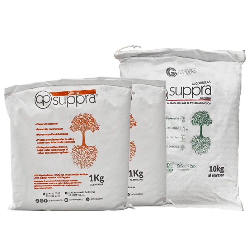 Micorrizas 10kg más 2 silicios de 1 kg